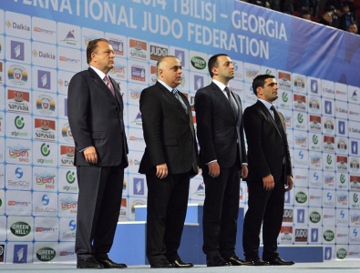 სპორტის სასახლეში თბილისის ძიუდოს გრანპრის გახსნის საზეიმო ცერემონია გაიმართა