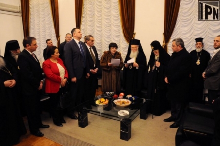 მსოფლიო პატრიარქი ილია მეორეს შეხვდა 
