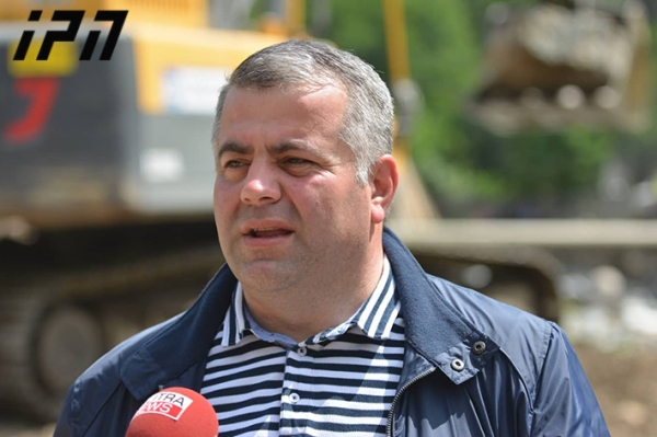გზების დეპარტამენტის თავმჯდომარის მოადგილე - ჭუბერის ცენტრში დროებითი ხიდის მშენებლობა დასახელებულ ვადებზე ადრე დასრულდება