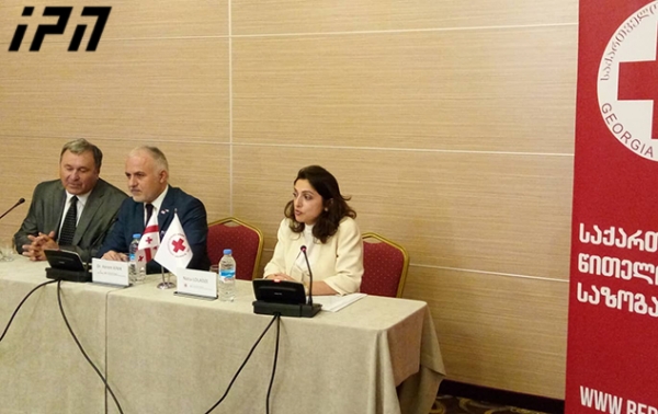 „საქართველოს წითელი ჯვრის საზოგადოება“ „წითელი ჯვრისა და წითელი ნახევარმთვარის საერთაშორისო ფედერაციის“ ვიცე-პრეზიდენტს მასპინძლობს