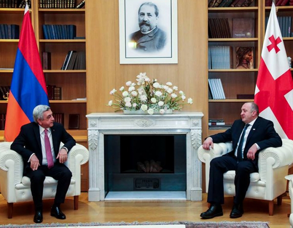 გიორგი მარგველაშვილმა სომხეთის პრეზიდენტი საქართველოს დამოუკიდებლობის 100 წლისთავის აღსანიშნავად საქართველოში მოიწვია