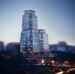 თბილისის პირველი საცხოვრებელი ცათამბჯენი ოფიციალურად ექსპლუატაციაში შევიდა