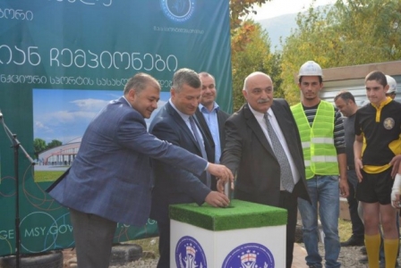 გორში სპორტის სასახლის მშენებლობა დაიწყო