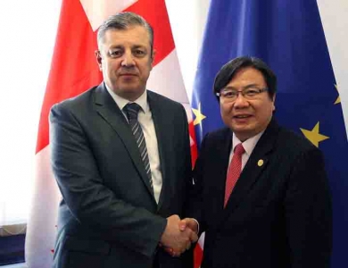 გიორგი კვირიკაშვილი აზიის განვითარების ბანკის ვიცე-პრეზიდენტს შეხვდა
