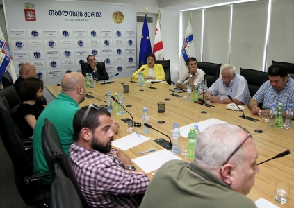 მირზა შაფის ქუჩის განვითარების ესკიზური პროექტი დარგის სპეციალისტებმა კიდევ ერთხელ განიხილეს