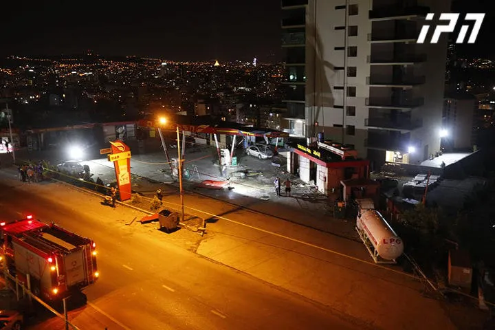 Explosion on Nutsubidze Plateau in Tbilisi