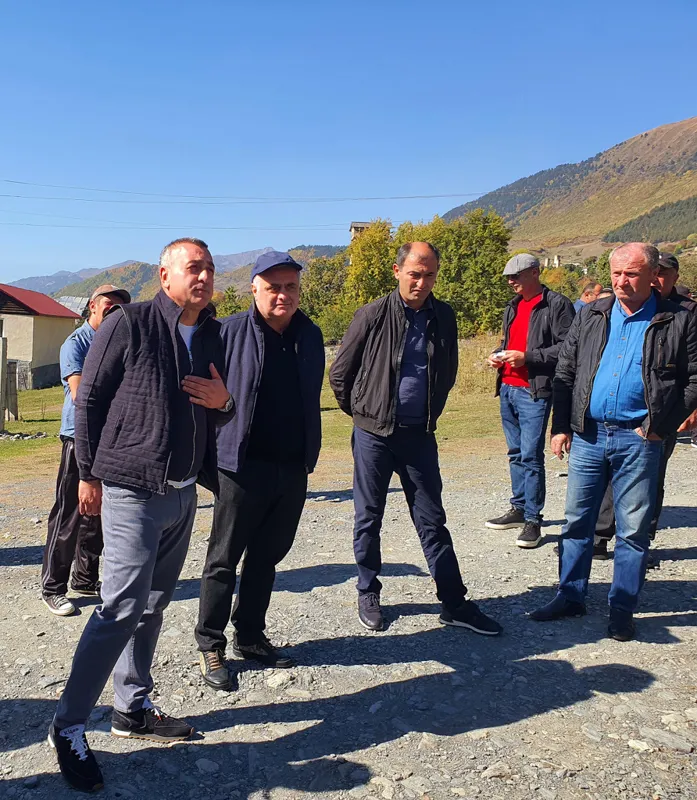 გოჩა ენუქიძე, მესტიის მუნიციპალიტეტში მოსახლეობას შეხვდა