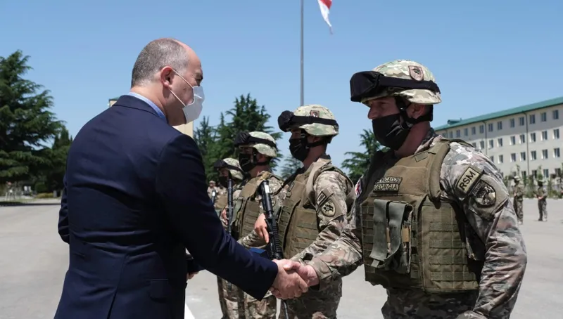 First unit of Georgian Defense Forces returns to homeland from Afghanistan