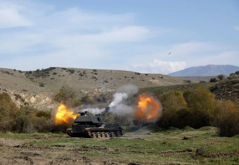 ორფოლოს სასროლეთზე საარტილერიო დასკვნითი წვრთნები ჩატარდა