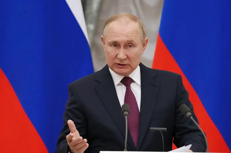 Vladimir Putin says he's considering the issue of recognition of the so-called people's republics of Donetsk and Luhansk