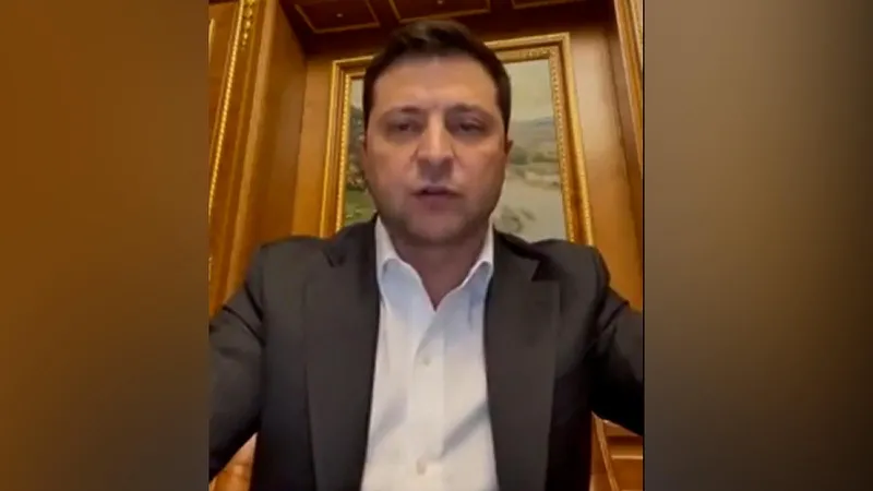 ვლადიმერ ზელენსკიმ საომარი მდგომარეობა გამოაცხადა