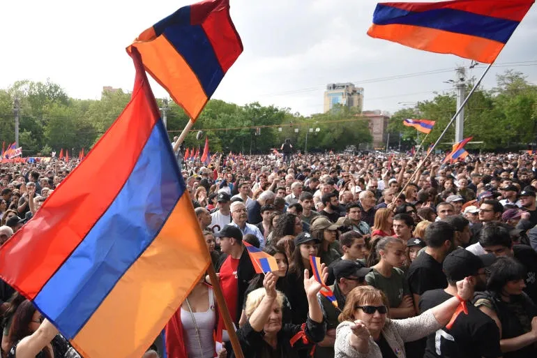 სომხეთში ოპოზიცია ხვალიდან ანტისახელისუფლებო საპროტესტო აქციებს იწყებს