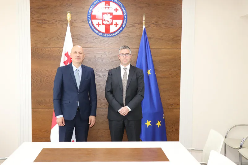 რელიგიის საკითხთა სახელმწიფო სააგენტოს თავმჯდომარე შვედეთის სამეფოს საგანგებო და სრულუფლებიან ელჩს შეხვდა