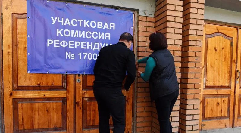 Voting within the framework of so-called referendums has started in the territories occupied by Russia