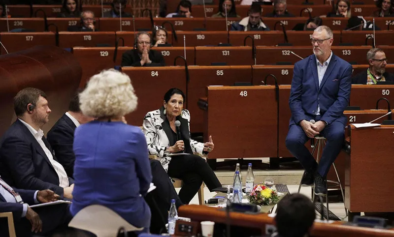 Salome Zurabishvili: I wouldn't say that we are in a gray zone, although we are not in a safe zone either, and at such a moment, polarization becomes a crime against the nation