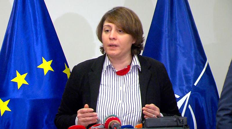 Elene Khoshtaria 关于地方政府选举：昨天我们看到调查确认，70%的第比利斯人反对这个虚假的过程。