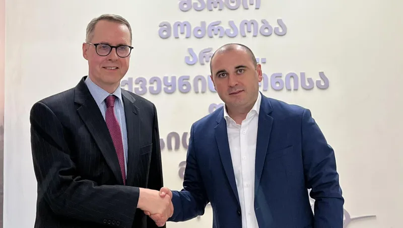 ლევან ხაბეიშვილი გერმანიის ელჩს შეხვდა