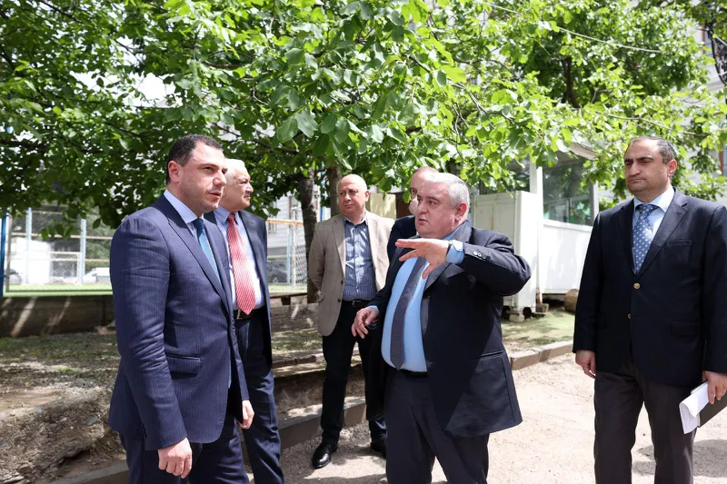 გიორგი ამილახვარი თსუ-ში დაგეგმილ ინფრასტრუქტურულ პროექტებს გაეცნო