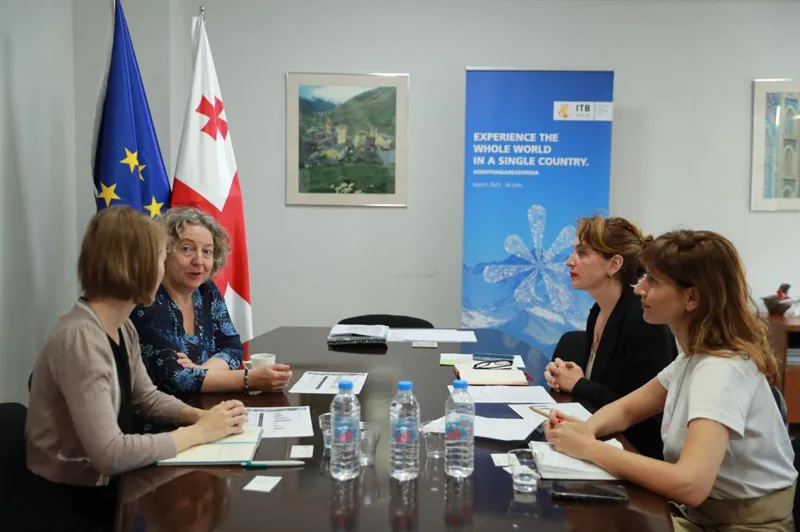 ტურიზმის ეროვნული ადმინისტრაციის ხელმძღვანელი გერმანიის ელჩის მოადგილეს შეხვდა