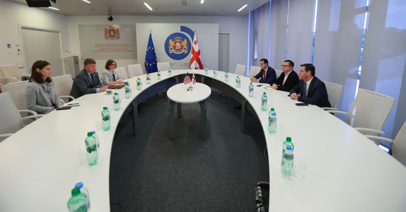 ეკონომიკის მინისტრის მოადგილეები აშშ-ის ჯორჯიის შტატის ეკონომიკური განვითარების დეპარტამენტის კომისარს შეხვდნენ