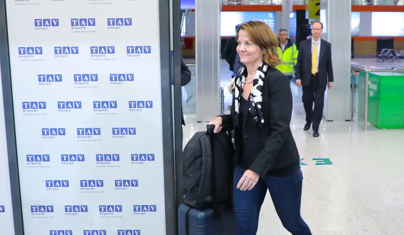 The new US Ambassador Robin Dunnigan is in Georgia