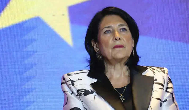 Salome Zurabishvili: All institutions are in the hands of a single party and this party is in the hands of one person and this person is very much connected to Russia