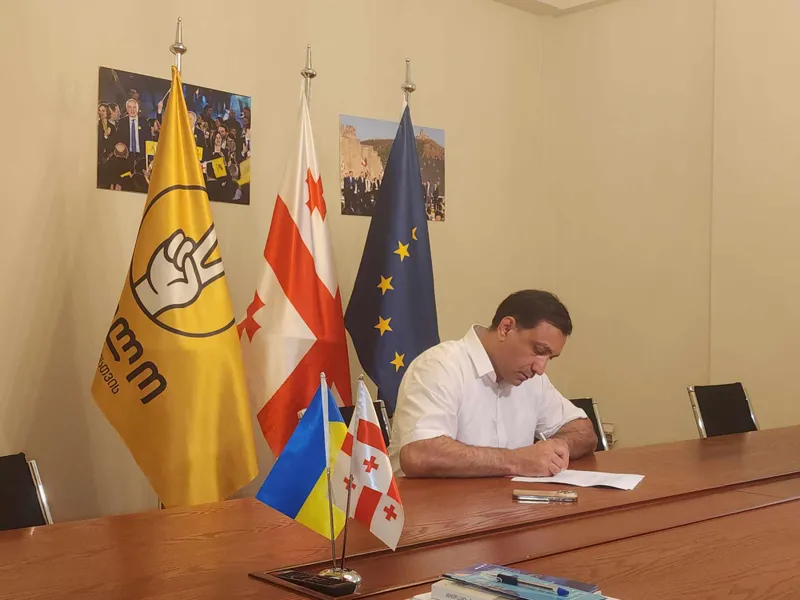 Opposition MPs stand surety for Omar Okribelashvili and Saba Meparishvili, arrested during protests against law "On transparency of foreign influence”