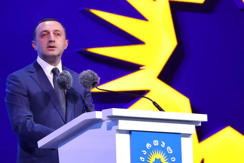 Irakli Gharibashvili: reject war, foreign interference, and “Unbridled LGBT Propaganda” on October 26