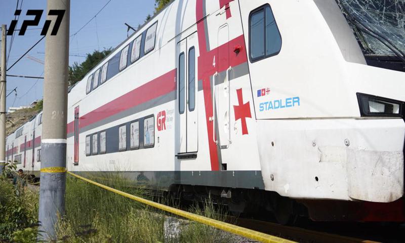 第比利斯-祖格迪迪火车在戈米村附近延误 – 根据可用信息，火车已经停了超过一个小时。