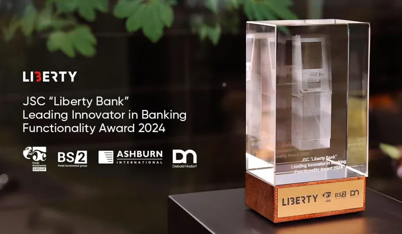 Liberty wins the Diebold Nixdorf Award for Innovation