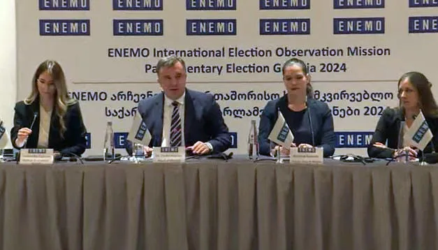 ENEMO head of observation mission: Parliamentary elections in Georgia were held in a polarized and restrictive environment, which undermines inclusiveness, transparency and fairness