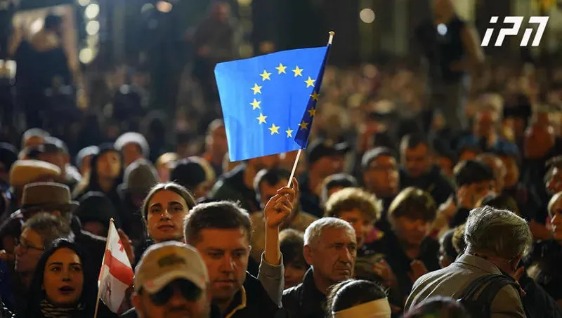 A rally will be held today to protest the results of the parliamentary elections in Tbilisi