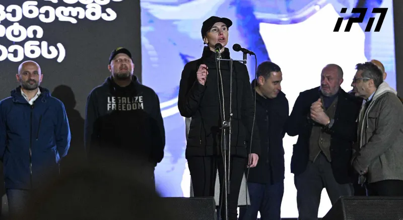 Tina Bokuchava: the plan is to return to victory and hold re-elections, relentless struggle - we saw what Ivanishvili's plan is on the map of Georgia shown by the traitor Papuashvili, where the occupied regions have already disappeared