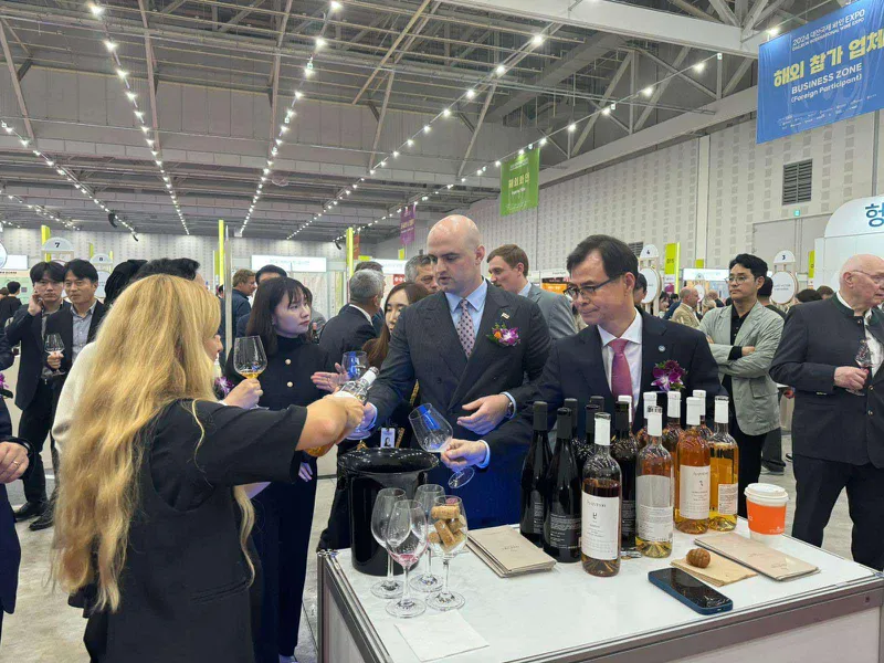 Georgian wine companies participated in the Daejeon International Wine Festival