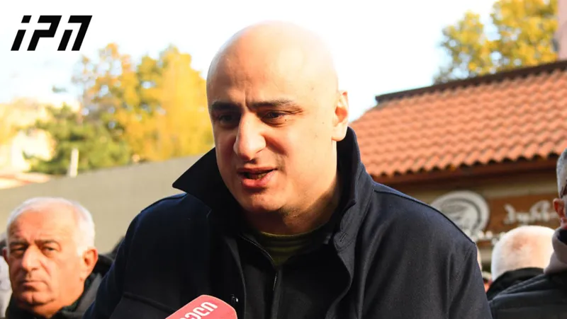 Nika Melia: Whether it's windy, whether our hair is torn or not, whether it's snowing or not, we will be on Tbilisi's squares, avenues, and streets, until we democratically overthrow the regime in large numbers