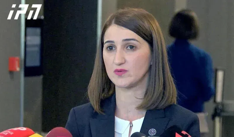 Londa Toloraia is questioned by a magistrate judge in the case of possible election fraud