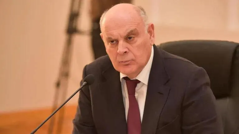 The so-called president of the occupied Abkhazia, Aslan Bzhania, leaves his "position"