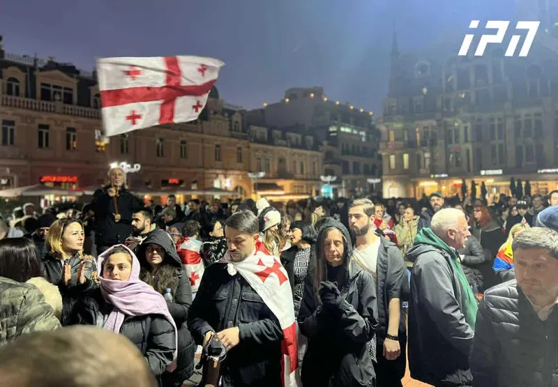 In addition to the capital, protests are taking place in several cities in Georgia