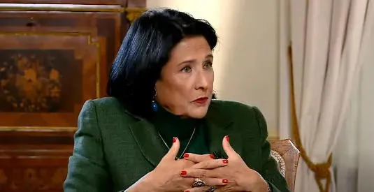Salome Zurabishvili: Nothing indicates escalation before the revolution, demonstrators are very peaceful