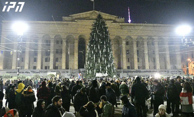 The protest action near the Parliament continues for the 14th day: Rustaveli Avenue is still blocked