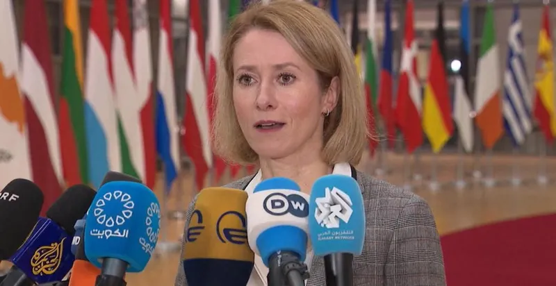 Kaja Kallas on FAC meeting: One issue is, of course, sanctions, and the other issue is restrictions on visa-free travel