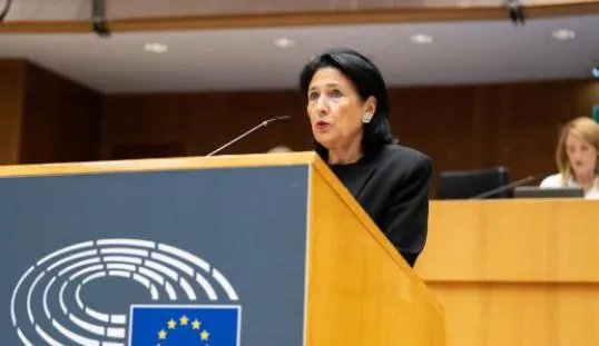 Salome Zurabishvili: The question that I came here to ask is simple: will you accelerate the transition or allow it to drag on throughout the winter?