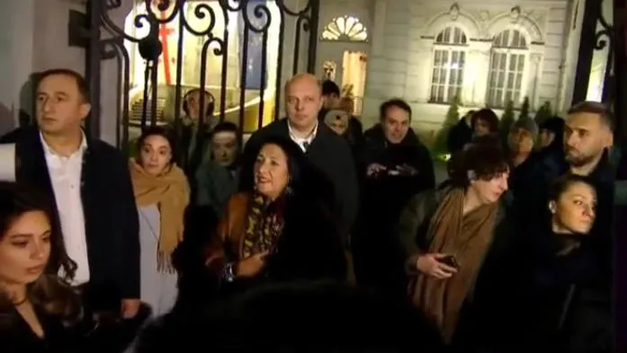 Salome Zurabishvili joins March of Kakhetians