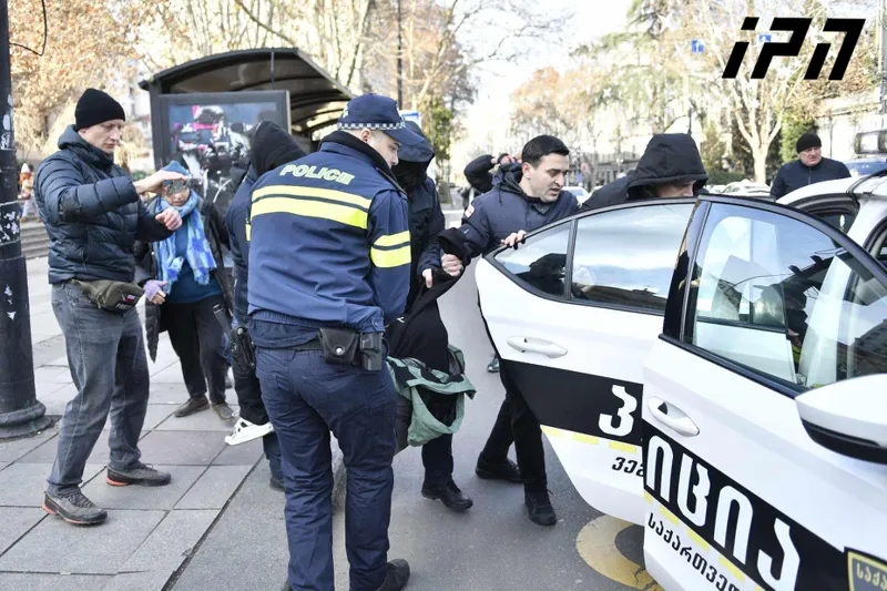 GYLA (Georgian Young Lawyers' Association): Employees are detaining peaceful protesters using violent methods. Such actions are a continuation of the repressions that have been ongoing over the past month