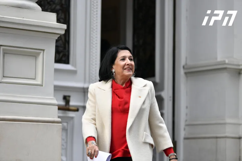 Salome Zurabishvili: I will leave from here and be with you. I carry legitimacy with me