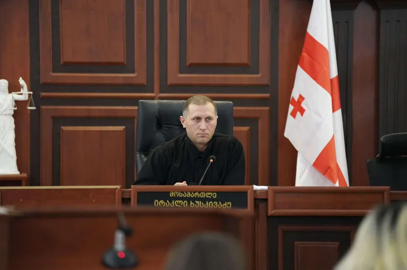 The attorneys representing the 8 individuals detained during the protests near Parliament requested the recusal of Judge Irakli Khuskivadze, but the judge denied the motion