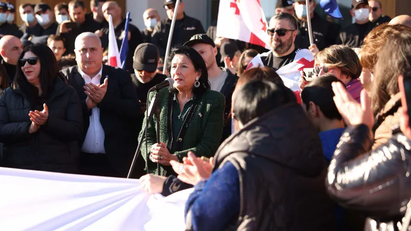Salome Zurabishvili: Today in Georgia, there are no two sides; there is the regime and there is the society