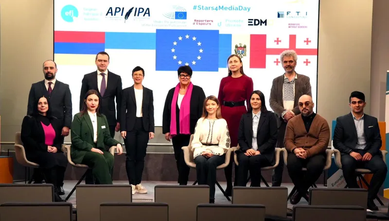 In cooperation with the European organization Stars4media, an international bureau for journalists from Eastern European countries was established in Brussels - among the participants of the media project is "Interpressnews" agency
