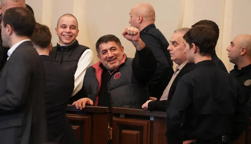 Vepkhia Kasradze to the judge: lt doesn't matter how many years I am sentenced to; I am happy to be punished for the love of my homeland. No matter how many years you give me, even if my country needs my life, I am ready to sacrifice it