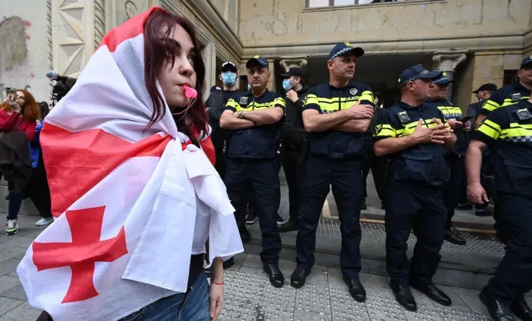 CPJ Europe and Asia Program Coordinator: CPJ condemns the Georgian parliament’s approval in a second reading of an ‘exact copy’ of the U.S. Foreign Agents Registration Act